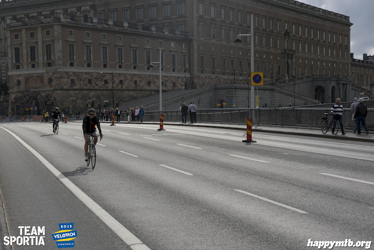 Bild från Velothon Stockholm 2015 - Slottet