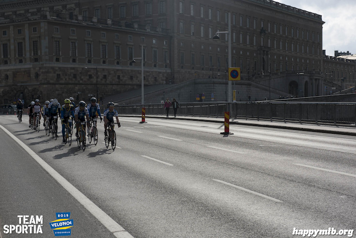 Bild från Velothon Stockholm 2015 - Slottet