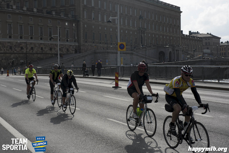 Bild från Velothon Stockholm 2015 - Slottet