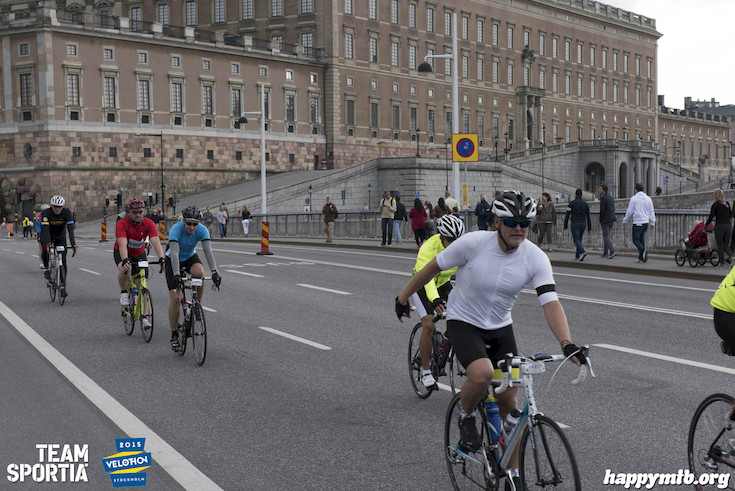 Bild från Velothon Stockholm 2015 - Slottet