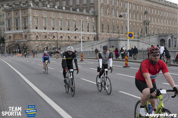 Bild från Velothon Stockholm 2015 - Slottet
