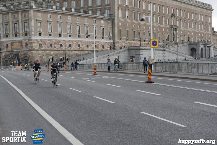 Bild från Velothon Stockholm 2015 - Slottet
