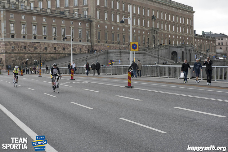 Bild från Velothon Stockholm 2015 - Slottet