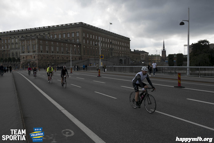 Bild från Velothon Stockholm 2015 - Slottet