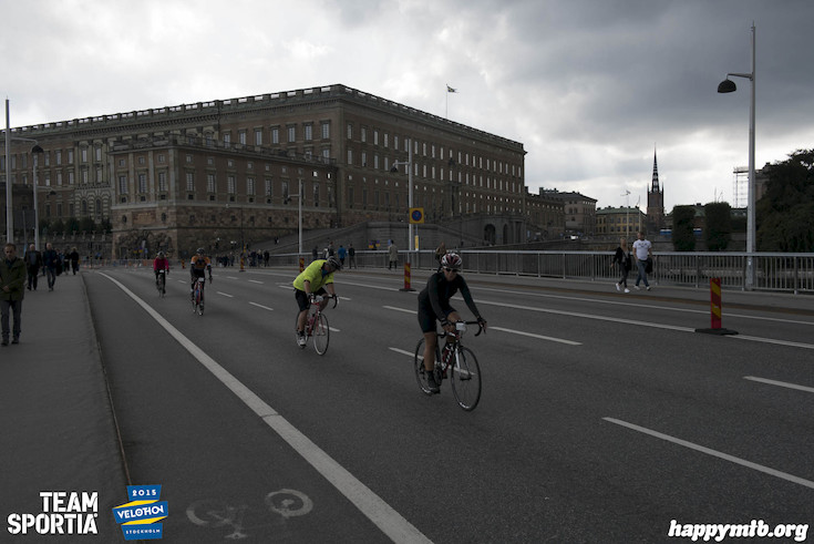 Bild från Velothon Stockholm 2015 - Slottet