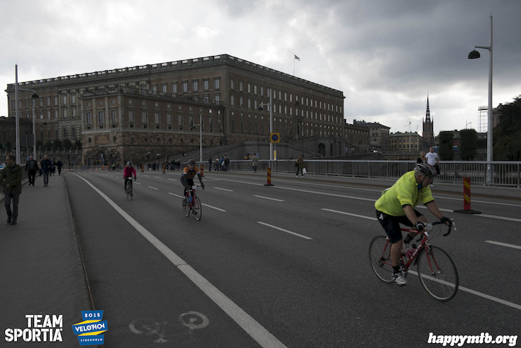 Bild från Velothon Stockholm 2015 - Slottet