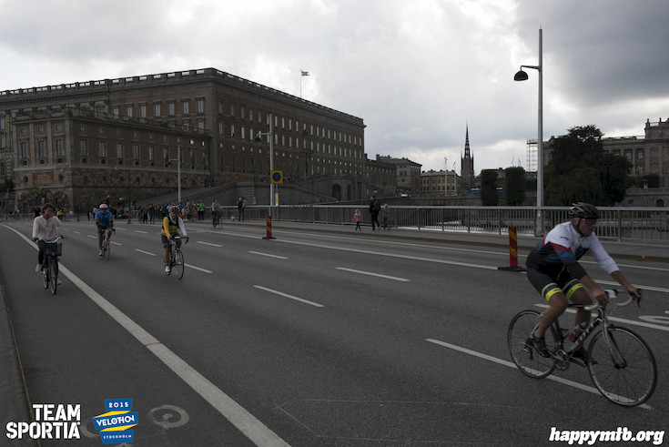 Bild från Velothon Stockholm 2015 - Slottet