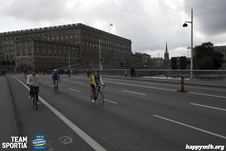 Bild från Velothon Stockholm 2015 - Slottet