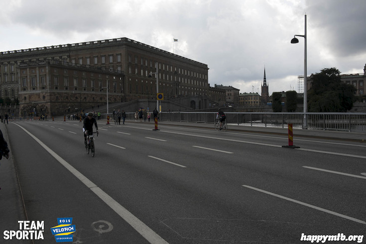 Bild från Velothon Stockholm 2015 - Slottet