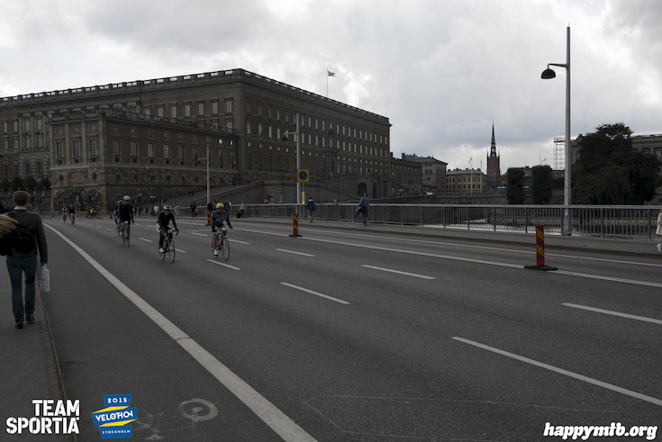 Bild från Velothon Stockholm 2015 - Slottet