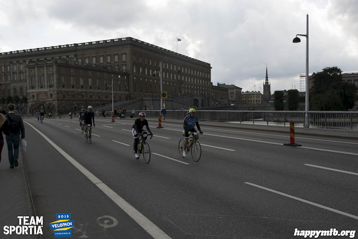 Bild från Velothon Stockholm 2015 - Slottet