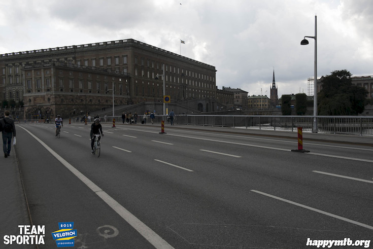 Bild från Velothon Stockholm 2015 - Slottet