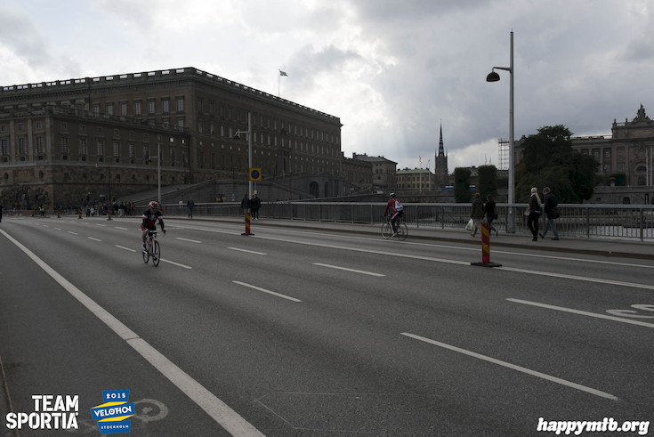 Bild från Velothon Stockholm 2015 - Slottet