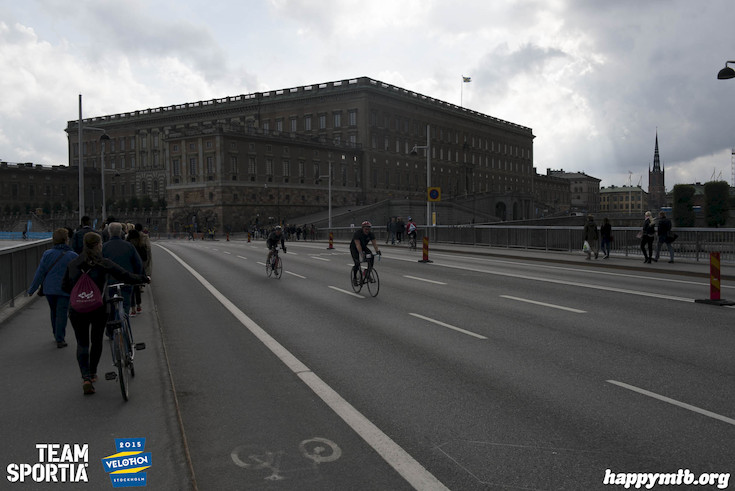 Bild från Velothon Stockholm 2015 - Slottet