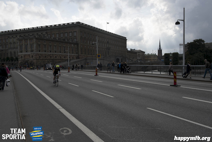Bild från Velothon Stockholm 2015 - Slottet