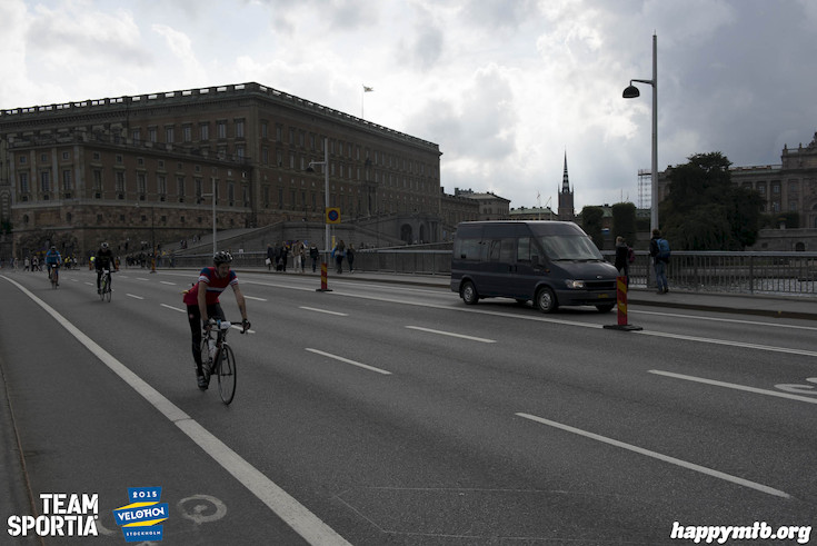 Bild från Velothon Stockholm 2015 - Slottet