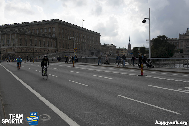 Bild från Velothon Stockholm 2015 - Slottet