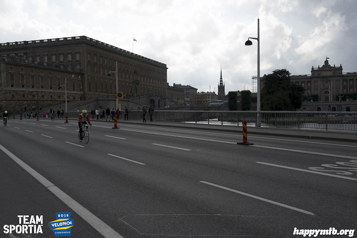 Bild från Velothon Stockholm 2015 - Slottet