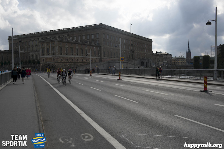 Bild från Velothon Stockholm 2015 - Slottet