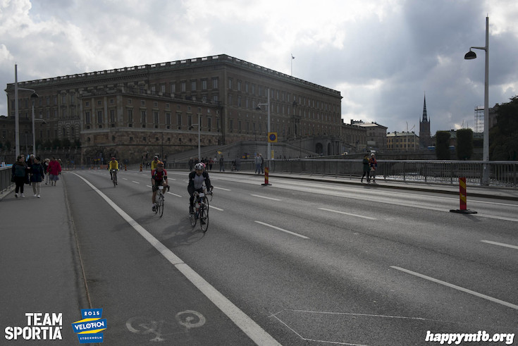 Bild från Velothon Stockholm 2015 - Slottet