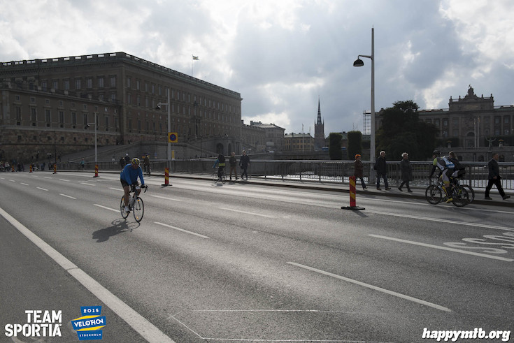 Bild från Velothon Stockholm 2015 - Slottet