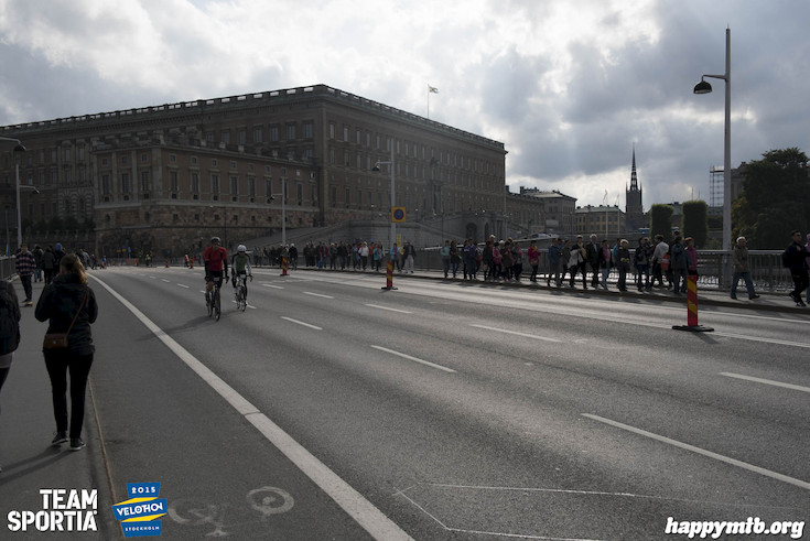 Bild från Velothon Stockholm 2015 - Slottet