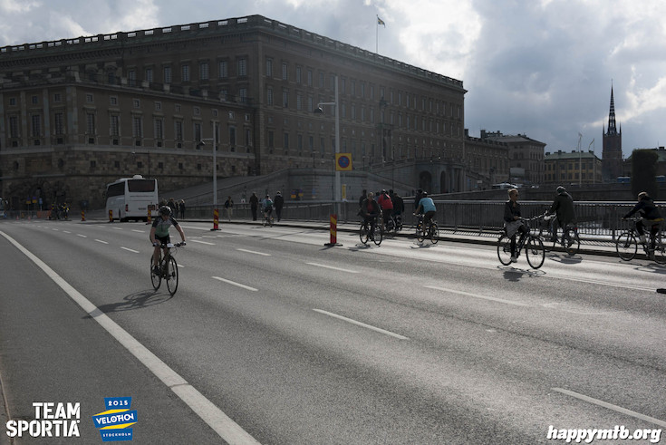 Bild från Velothon Stockholm 2015 - Slottet