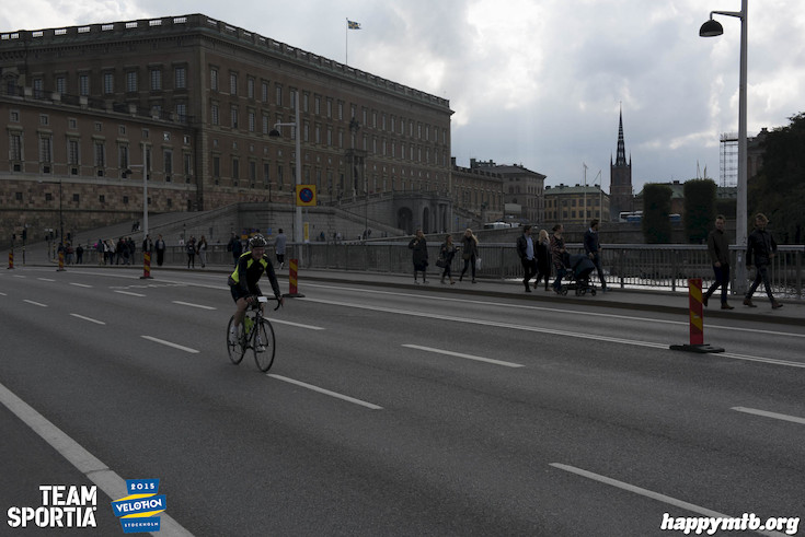 Bild från Velothon Stockholm 2015 - Slottet